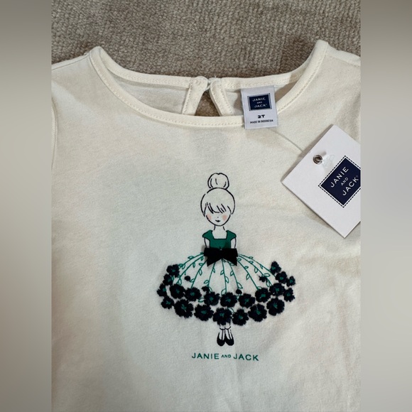 Janie and Jack Bloom Dress Girl Tee NWT (Size 2T) - Picture 3 of 4